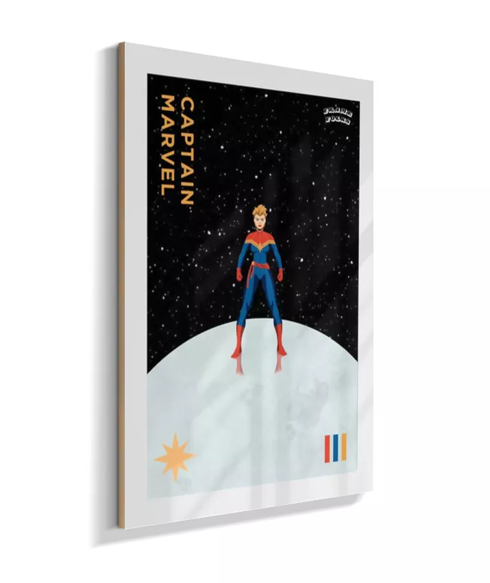 Quadro Capitã Marvel - Galáxia