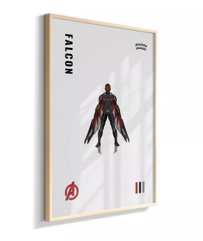 Quadro Falcão - Vingadores