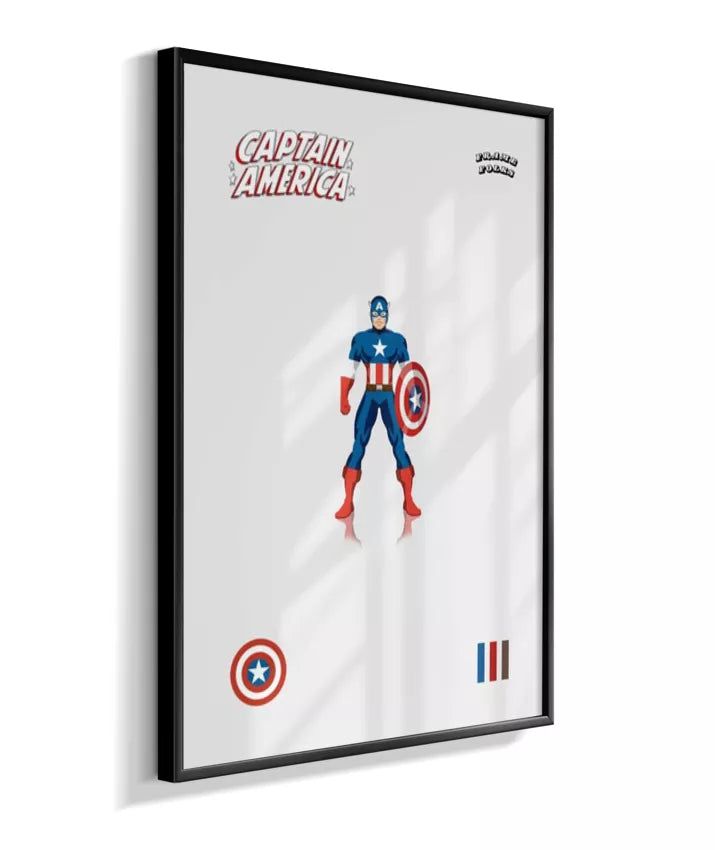 Quadro Capitão America - Clássico