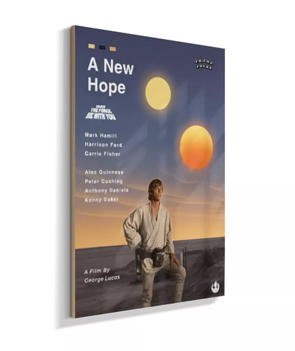 Quadro Star Wars - Uma Nova Esperança - Pôster