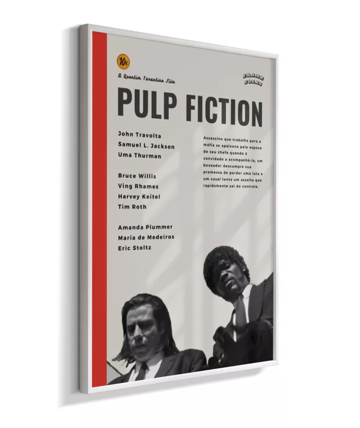Quadro Pulp Fiction Pôster