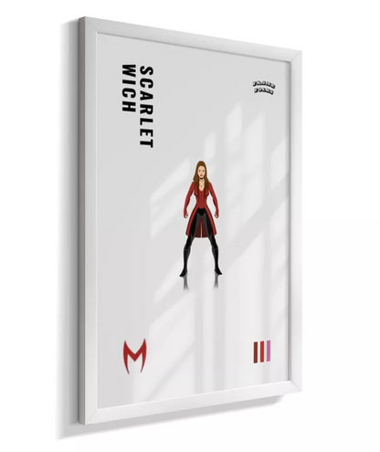 Quadro Feiticeira Escarlate - Vingadores