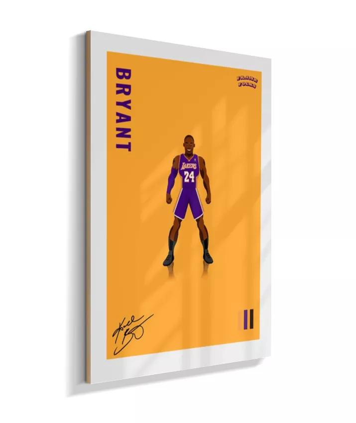 Quadro Kobe Bryant - Yellow