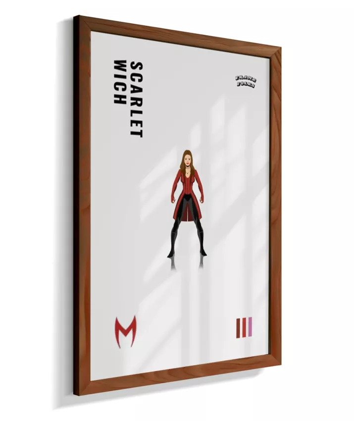 Quadro Feiticeira Escarlate - Vingadores