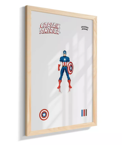 Quadro Capitão America - Clássico
