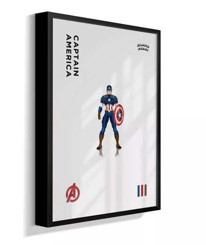 Quadro Capitão America - Vingadores
