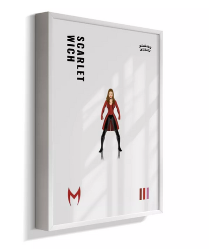 Quadro Feiticeira Escarlate - Vingadores