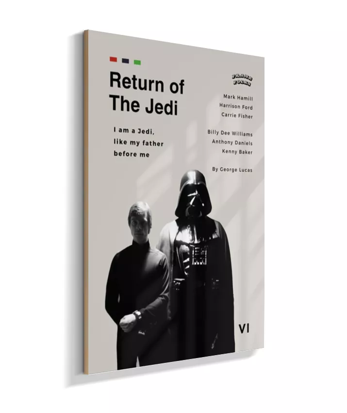 Quadro Star Wars - O Retorno de Jedi - Pôster