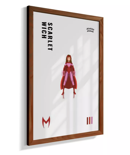 Quadro Feiticeira Escarlate - Clássica