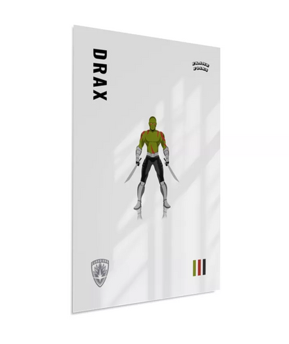 Quadro Drax - Armadura