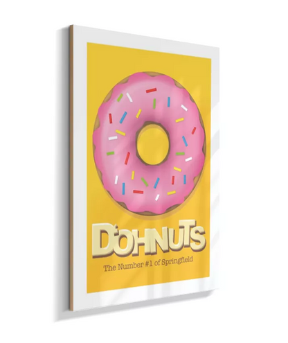 Quadro Dohnuts Simpsons