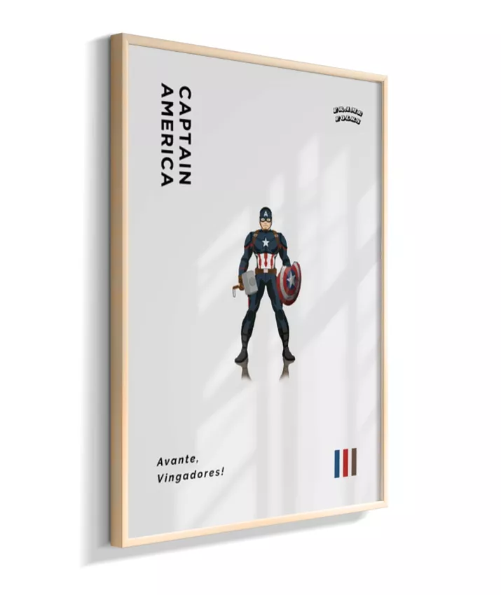 Quadro Capitão America - Endgame