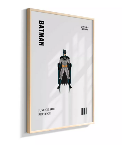 Quadro Batman - Justice, not revenge