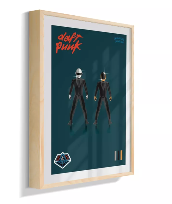 Quadro Daft Punk - Blue