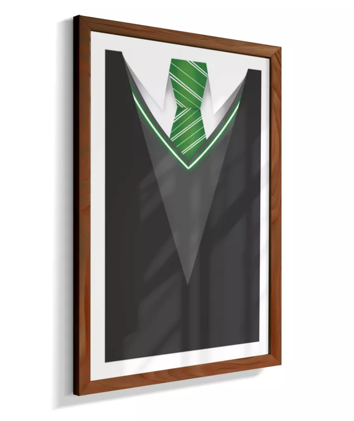 Quadro Harry Potter - Casa Sonserina
