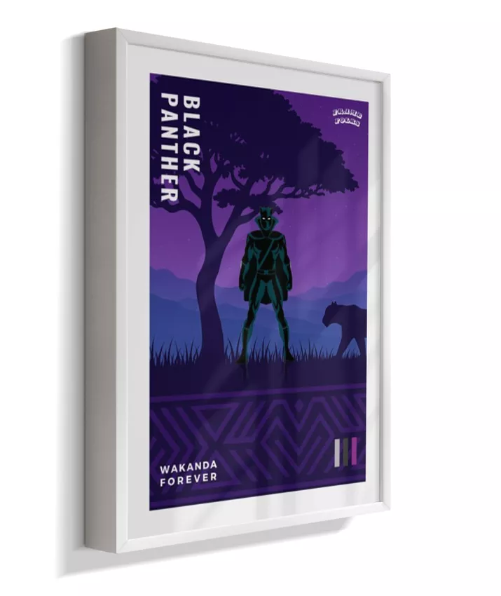 Quadro Pantera Negra - Clássico - Wakanda