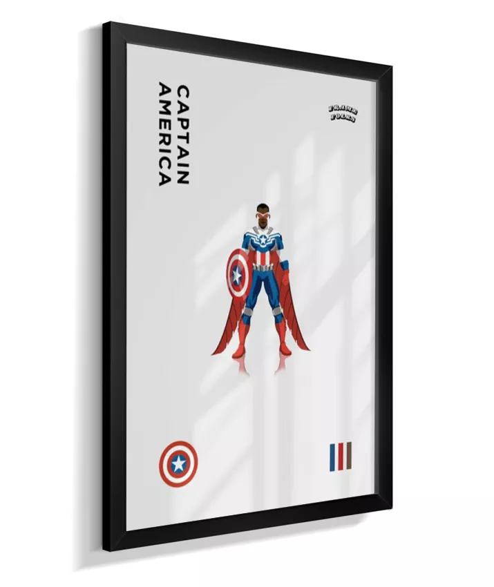 Quadro Capitão America - Sam Wilson