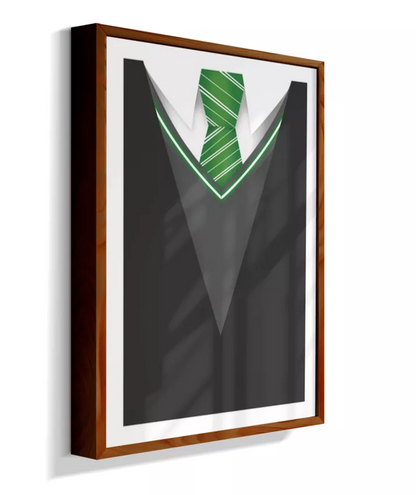 Quadro Harry Potter - Casa Sonserina