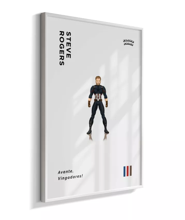 Quadro Steve Rogers - Infinity War