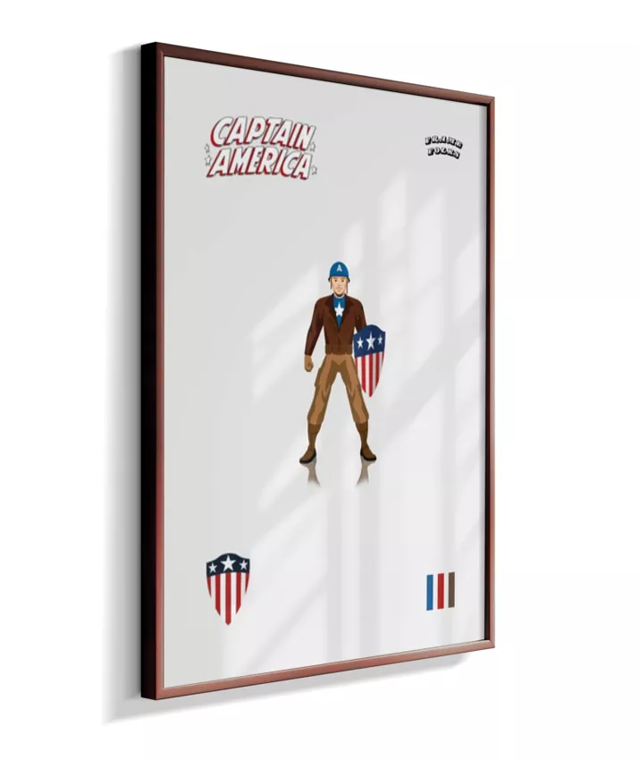 Quadro Capitão America - WW2