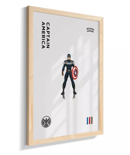 Quadro Capitão America - Shield