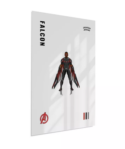 Quadro Falcão - Vingadores