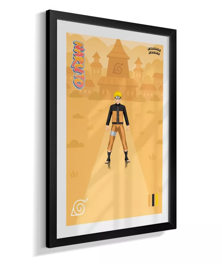Quadro Naruto - Vila da Folha
