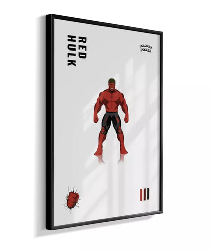 Quadro Hulk Vermelho