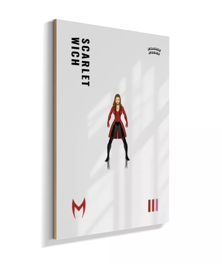 Quadro Feiticeira Escarlate - Vingadores