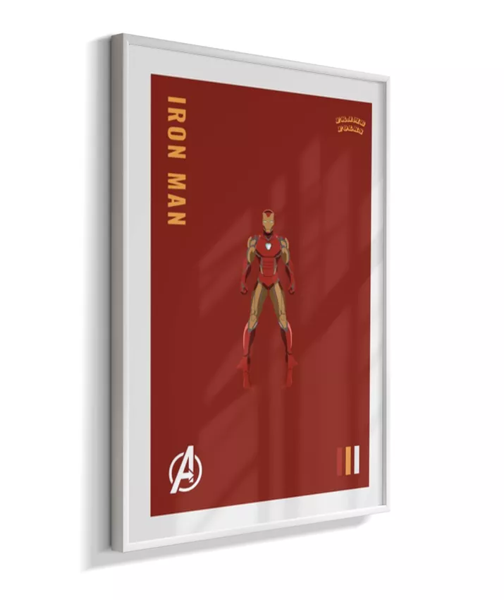 Quadro Homem de ferro - Endgame Red