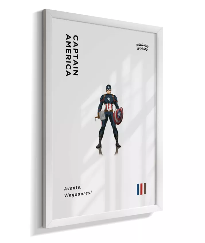 Quadro Capitão America - Endgame
