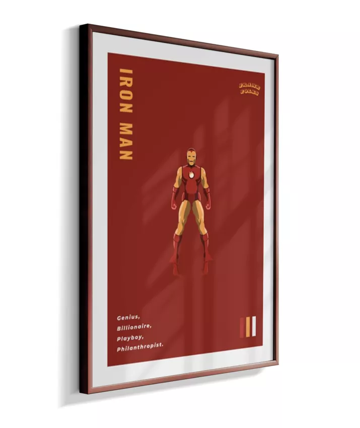 Quadro Homem de ferro - Clássico Red