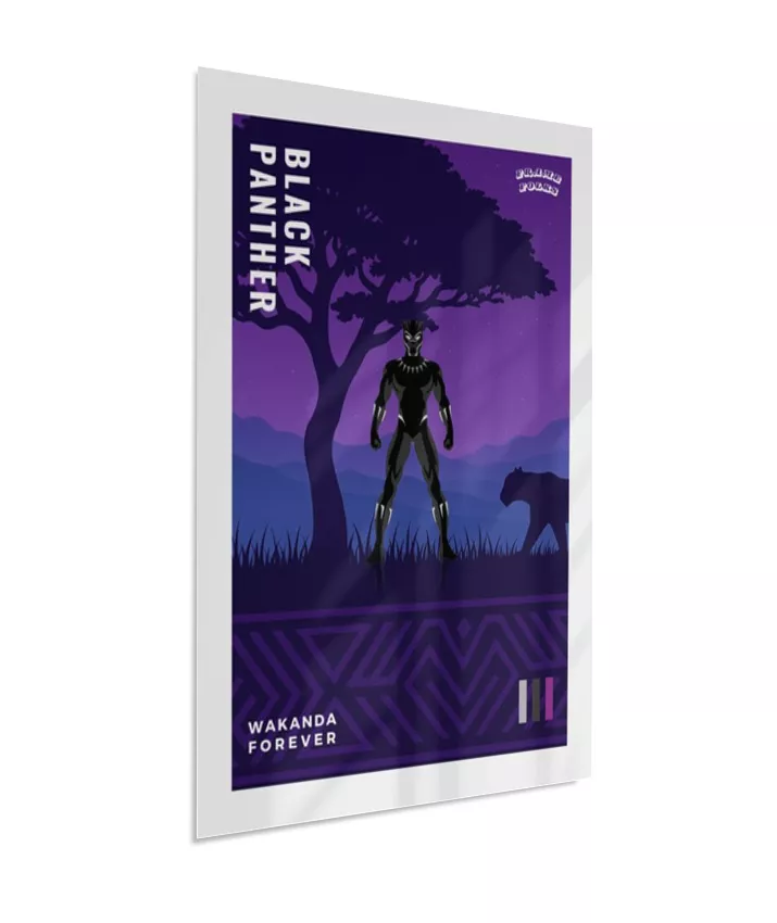 Quadro Pantera Negra - Wakanda