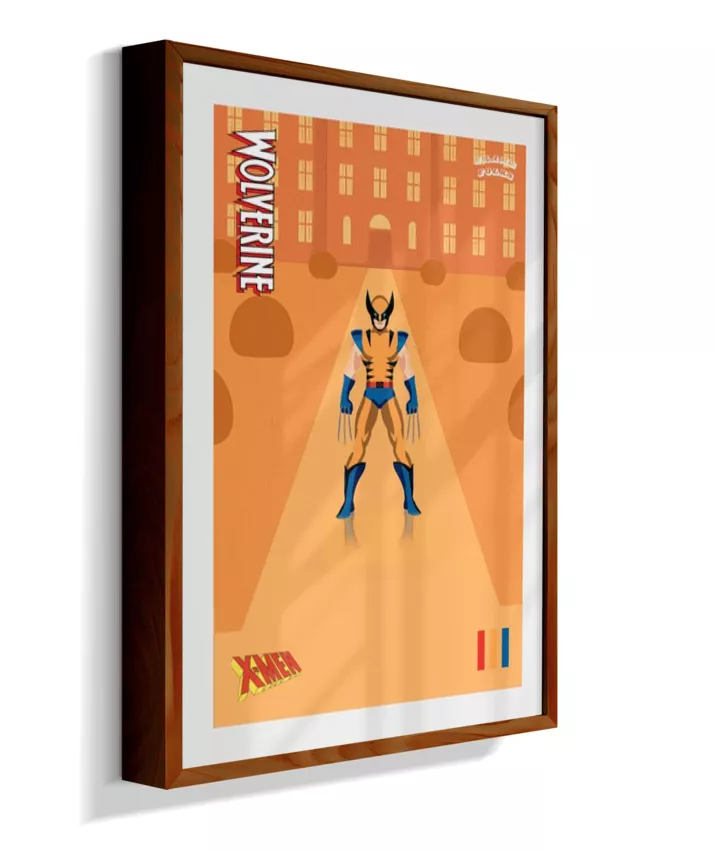 Quadro Wolverine 90's - Mansão X