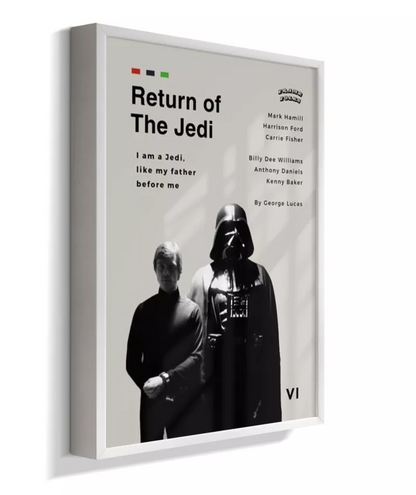 Quadro Star Wars - O Retorno de Jedi - Pôster