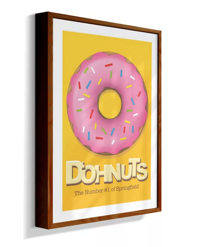 Quadro Dohnuts Simpsons