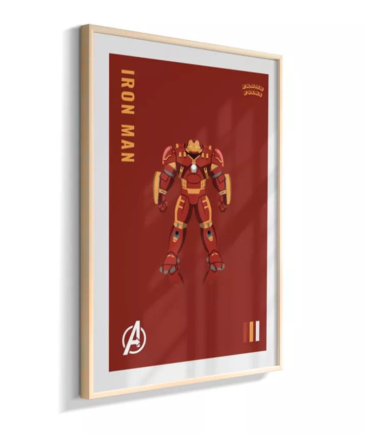 Quadro Homem de ferro - Hulkbuster Red