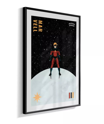 Quadro Capitão Marvel