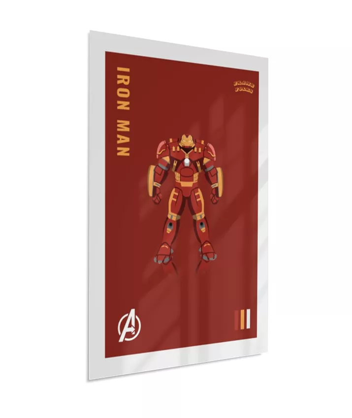 Quadro Homem de ferro - Hulkbuster Red