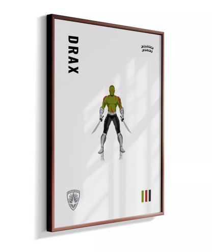 Quadro Drax - Armadura