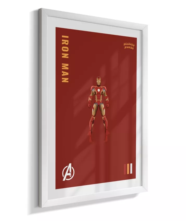 Quadro Homem de ferro - Vingadores Red
