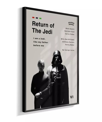 Quadro Star Wars - O Retorno de Jedi - Pôster