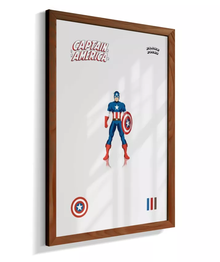 Quadro Capitão America - Clássico