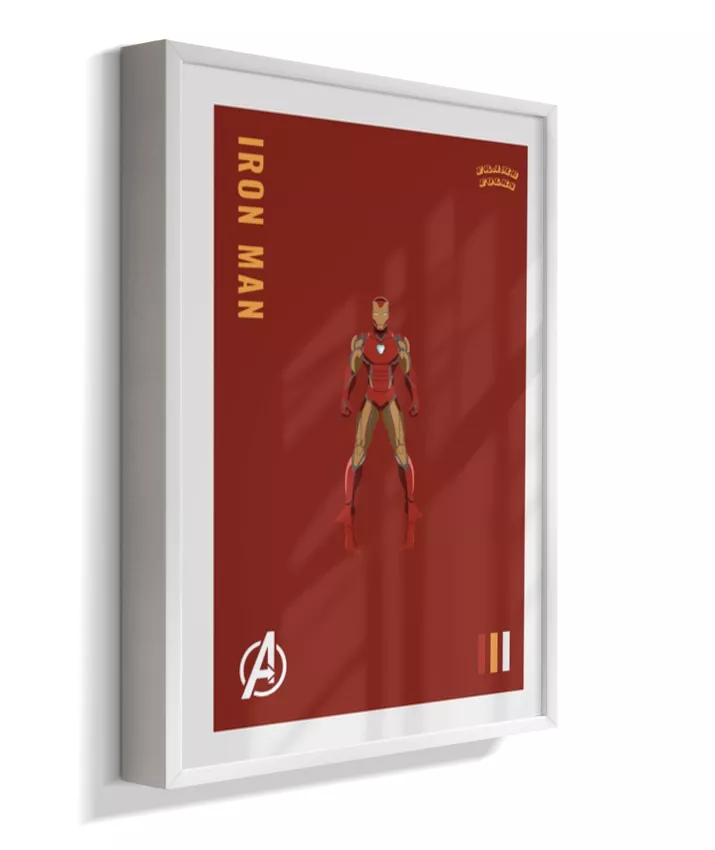 Quadro Homem de ferro - Endgame Red