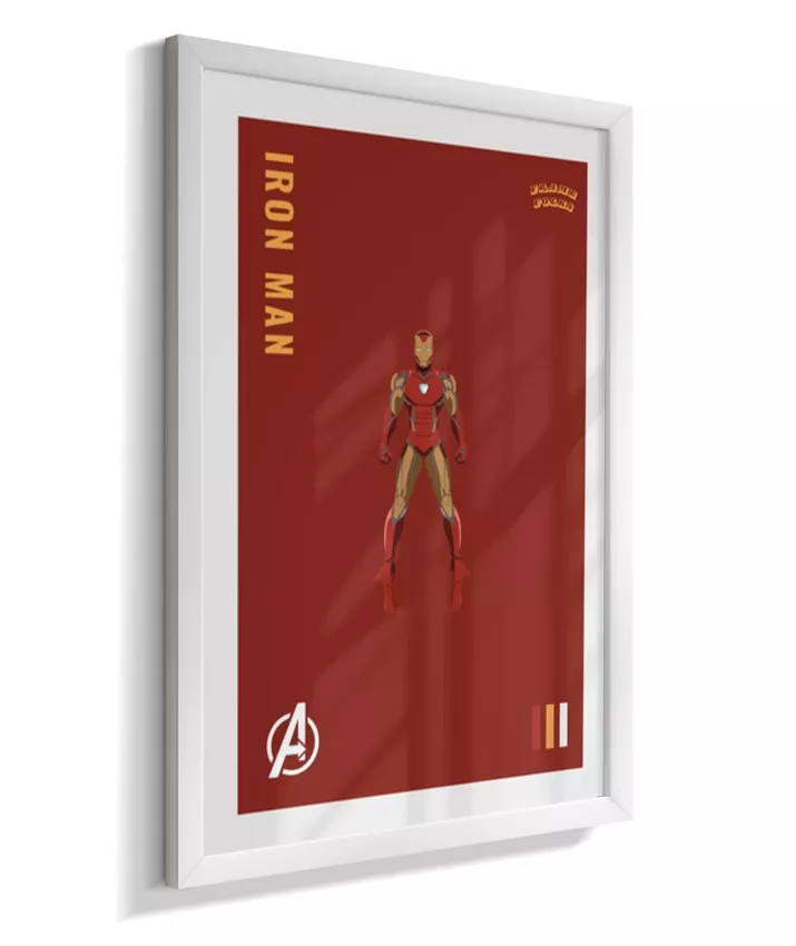 Quadro Homem de ferro - Endgame Red