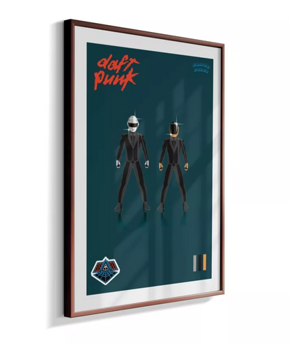 Quadro Daft Punk - Blue