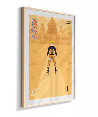 Quadro Naruto - Vila da Folha
