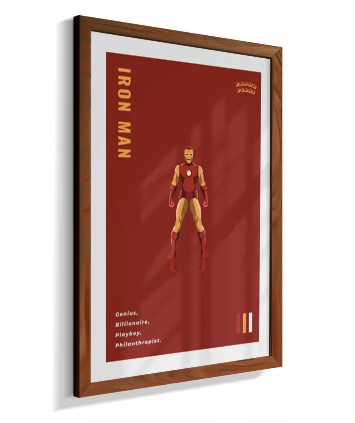 Quadro Homem de ferro - Clássico Red