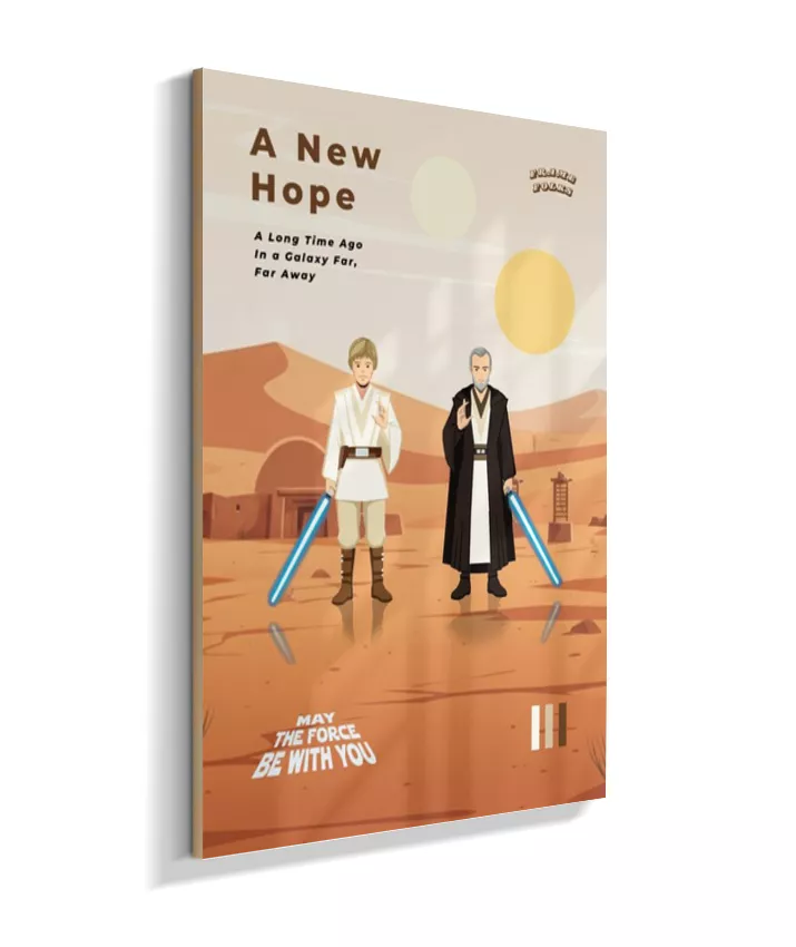 Quadro Star Wars - Uma Nova Esperança