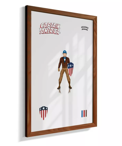Quadro Capitão America - WW2